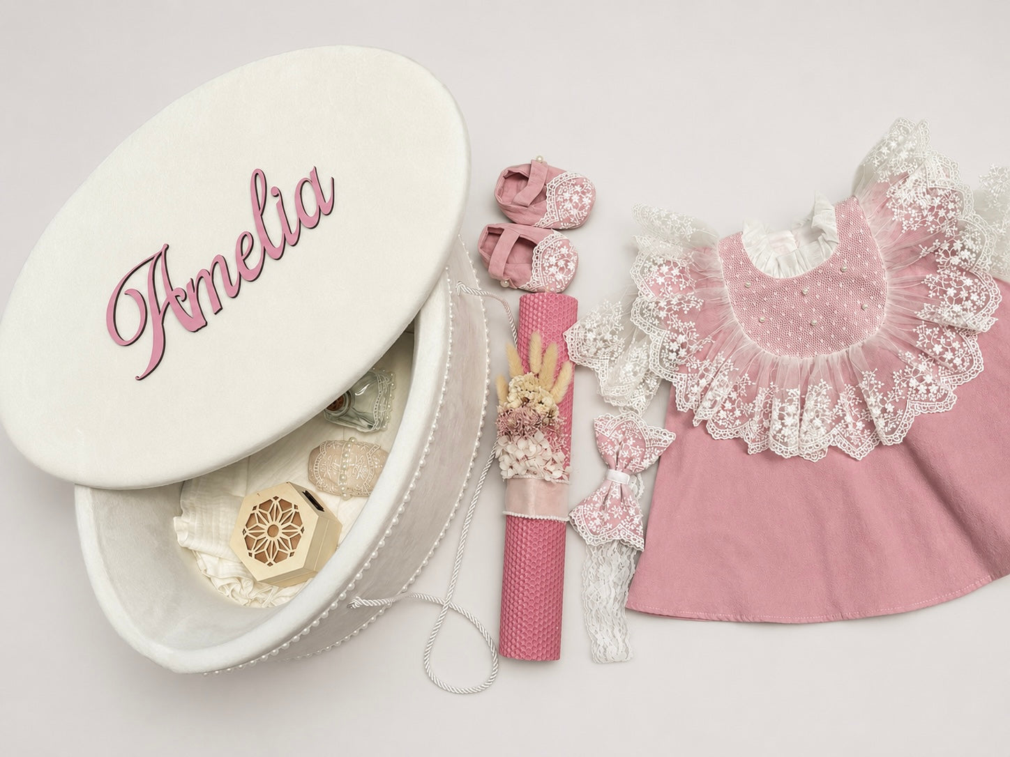 Set complet botez fetițe Adelinne