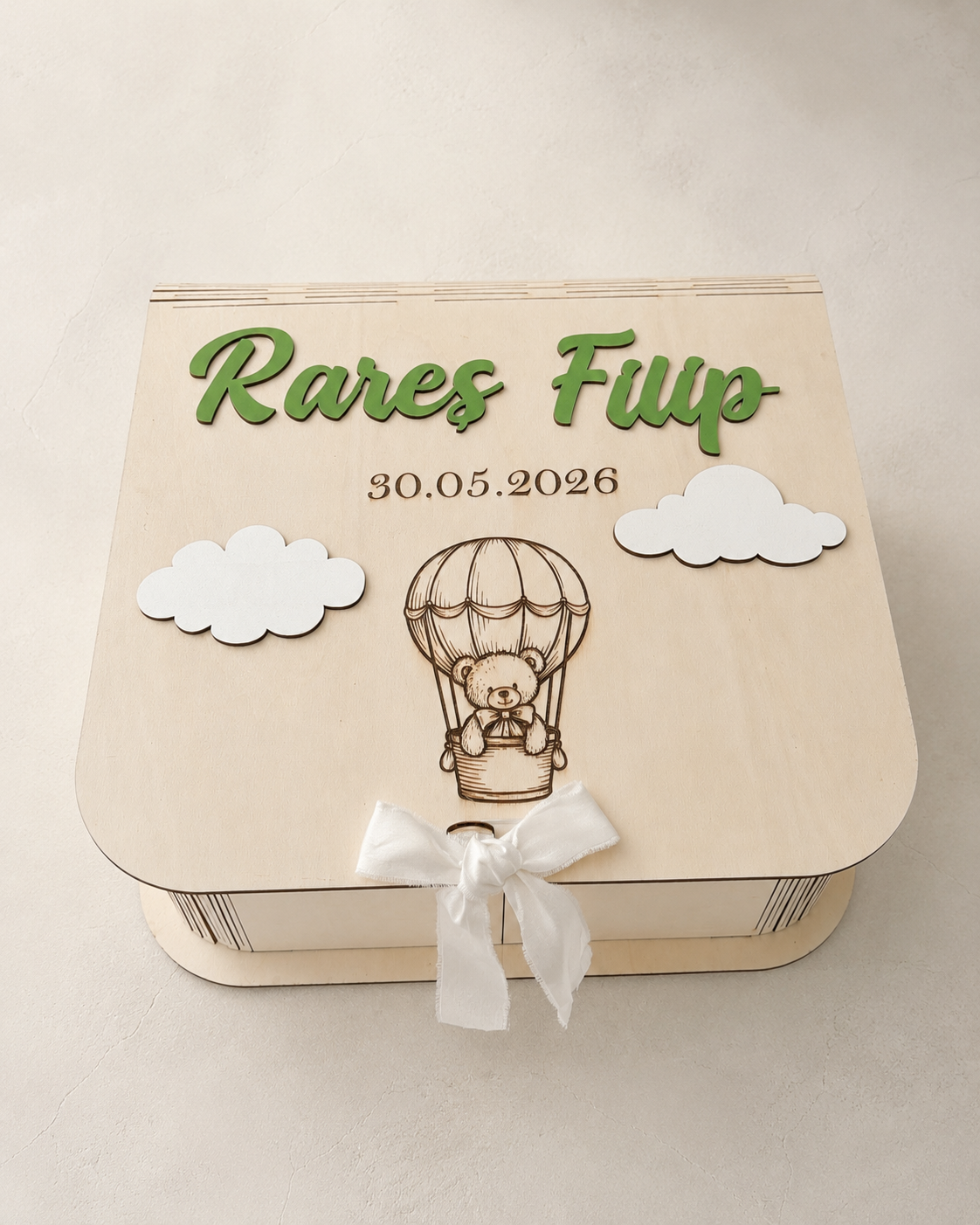 Trusou de botez și cutie personalizată pentru băieți - Phelippe
