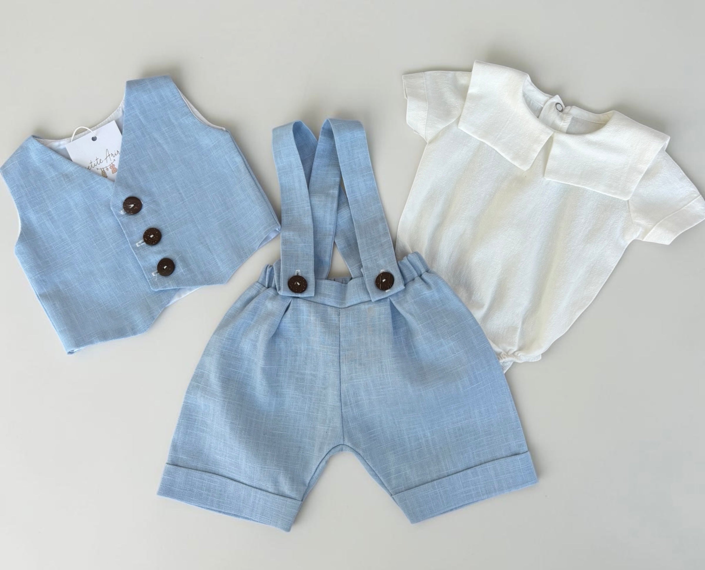Set botez 3 piese Luc